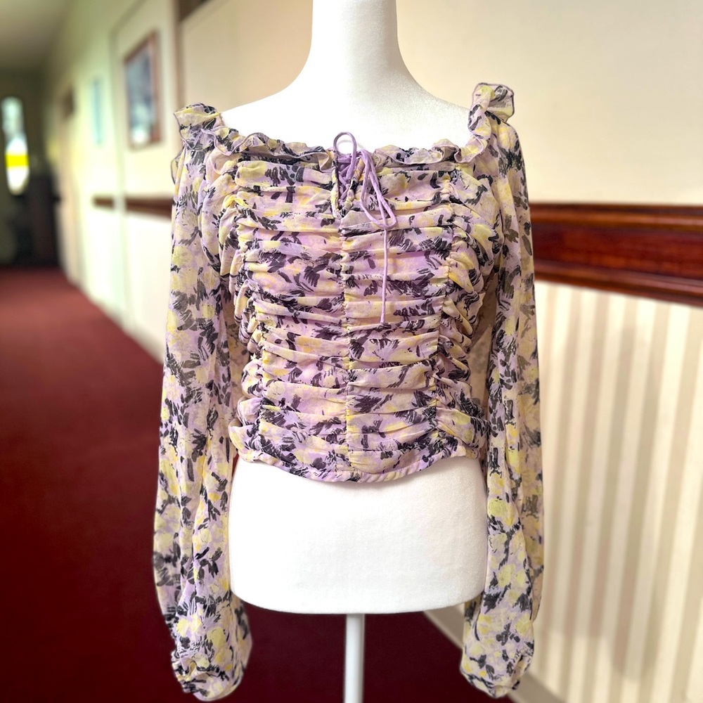 FREE PEOPLE/ Lavender Blouse / Medium